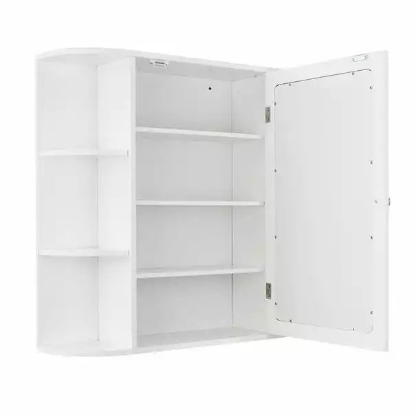 Lloyd Pascal Verona White Mirror Cabinet 6 Lloyd Pascal Verona White Mirror Cabinet - Image 4