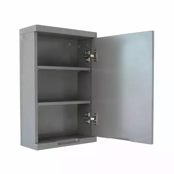 Lloyd Pascal Siena Grey Mirror Cabinet 5 Lloyd Pascal Siena Grey Mirror Cabinet - Image 3