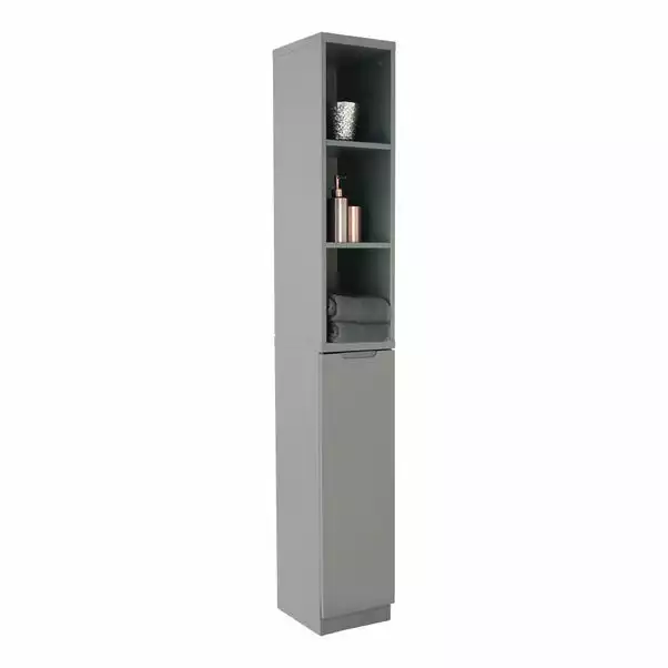 Lloyd Pascal Siena Grey Tall Cabinet 6 Lloyd Pascal Siena Grey Tall Cabinet - Image 4
