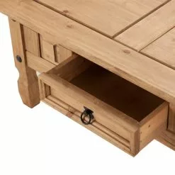 Seconique Corona Pine Coffee Table With Drawer -Dune Room Furniture Shop 1000108046 alt02