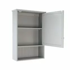 Lloyd Pascal Rimini Grey Mirror Cabinet -Dune Room Furniture Shop 1000114250 alt02