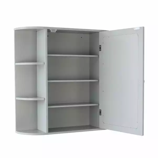 Lloyd Pascal Verona Grey Mirror Cabinet 5 Lloyd Pascal Verona Grey Mirror Cabinet - Image 3