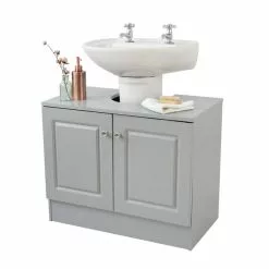 Lloyd Pascal Verona Grey Under Sink Unit -Dune Room Furniture Shop 1000114894 alt02