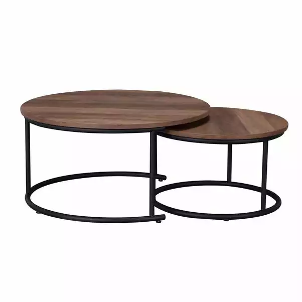 Dunelm Fulton Coffee Nest Of Tables Pine Effect 7 Dunelm Fulton Coffee Nest Of Tables Pine Effect - Image 5