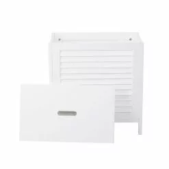 Lloyd Pascal White Tuscany Laundry Hamper 8 Lloyd Pascal White Tuscany Laundry Hamper -Dune Room Furniture Shop 1000133522 alt02