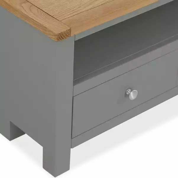 Dunelm Bromley Slate Corner TV Stand 6 Dunelm Bromley Slate Corner TV Stand - Image 4