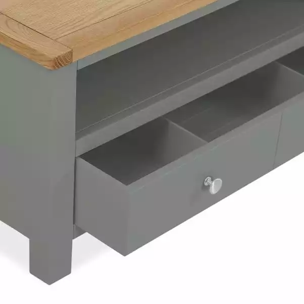 Dunelm Bromley Slate Corner TV Stand 8 Dunelm Bromley Slate Corner TV Stand - Image 6