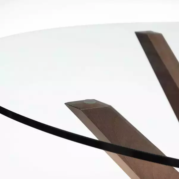 Julian Bowen Chelsea Round Glass Table 5 Julian Bowen Chelsea Round Glass Table - Image 3