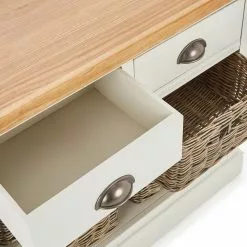 Dunelm Compton Ivory Console Table With Baskets -Dune Room Furniture Shop 1000157740 alt04