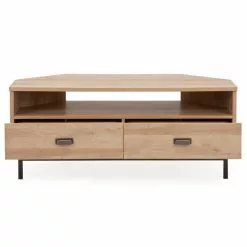 Dunelm Fulton Oak Effect Corner TV Stand 10 Dunelm Fulton Oak Effect Corner TV Stand -Dune Room Furniture Shop 1000157783 alt02