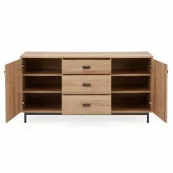Dunelm Fulton Oak Effect Large Sideboard 10 Dunelm Fulton Oak Effect Large Sideboard -Dune Room Furniture Shop 1000157788 alt02