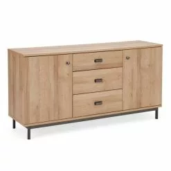 Dunelm Fulton Oak Effect Large Sideboard 11 Dunelm Fulton Oak Effect Large Sideboard -Dune Room Furniture Shop 1000157788 alt03