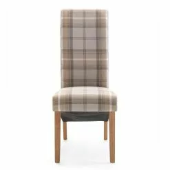 Dunelm Chester Set Of 2 Dining Chairs Natural Woven Check 11 Dunelm Chester Set Of 2 Dining Chairs Natural Woven Check -Dune Room Furniture Shop 1000157944 alt02