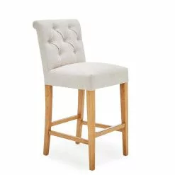 Dunelm Newbury Bar Stool Natural Linen 11 Dunelm Newbury Bar Stool Natural Linen -Dune Room Furniture Shop 1000157975 alt02