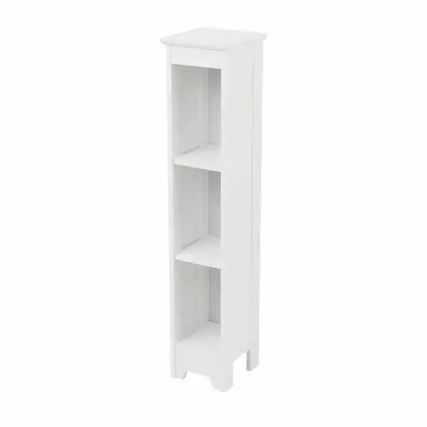 Lloyd Pascal White 3 Tier Slim Shelf Caddy 4 Lloyd Pascal White 3 Tier Slim Shelf Caddy - Image 2