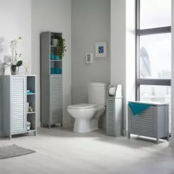 Lloyd Pascal Grey Tuscany Laundry Hamper 9 Lloyd Pascal Grey Tuscany Laundry Hamper -Dune Room Furniture Shop 1000161865 alt03