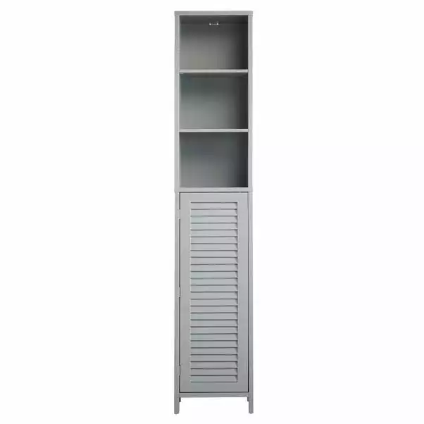 Lloyd Pascal Grey Tuscany Tall Cabinet 4 Lloyd Pascal Grey Tuscany Tall Cabinet - Image 2