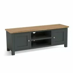 Dunelm Bromley Black Wide TV Stand -Dune Room Furniture Shop 1000162403 alt02
