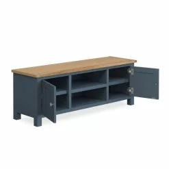 Dunelm Bromley Blue Wide TV Stand 11 Dunelm Bromley Blue Wide TV Stand -Dune Room Furniture Shop 1000162404 alt03