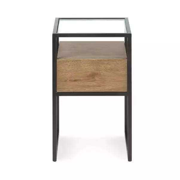 Dunelm Dillon Side Table Oak 4 Dunelm Dillon Side Table Oak - Image 2