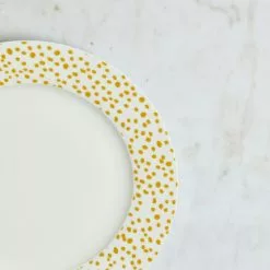 Dunelm Dotty Ochre 12 Piece Dinner Set 8 Dunelm Dotty Ochre 12 Piece Dinner Set -Dune Room Furniture Shop 1000167995 alt02