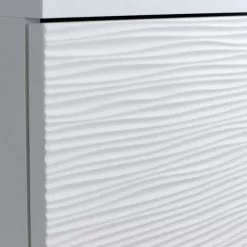 Lloyd Pascal White Wave Tall Cabinet -Dune Room Furniture Shop 1000169005 alt02