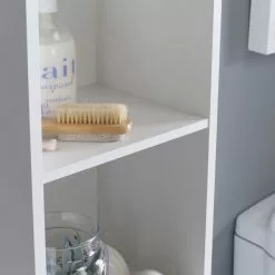 Lloyd Pascal White Wave Tall Cabinet -Dune Room Furniture Shop 1000169005 alt03