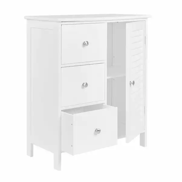 Dunelm Nautical 3 Drawer Cabinet Unit 6 Dunelm Nautical 3 Drawer Cabinet Unit - Image 4