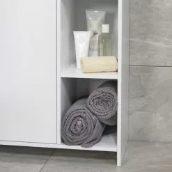 Lloyd Pascal Jaxon White Console Unit With Open Shelves 10 Lloyd Pascal Jaxon White Console Unit With Open Shelves -Dune Room Furniture Shop 1000182102 alt02