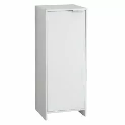 Lloyd Pascal Jaxon White Single Door Floor Cabinet With Adjustable Shelf -Dune Room Furniture Shop 1000182105 alt03