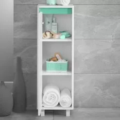 Lloyd Pascal Vienna White Single Door Floor Cabinet With Reversible 4 In 1 Colour Bar 13 Lloyd Pascal Vienna White Single Door Floor Cabinet With Reversible 4 In 1 Colour Bar -Dune Room Furniture Shop 1000182106 alt02