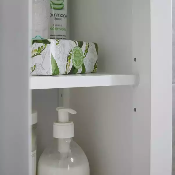 Lloyd Pascal Palermo Cane White Single Door Cabinet 5 Lloyd Pascal Palermo Cane White Single Door Cabinet - Image 3