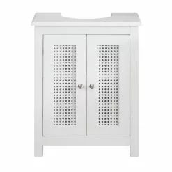 Lloyd Pascal Palermo Cane White Undersink Unit -Dune Room Furniture Shop 1000185510 alt04