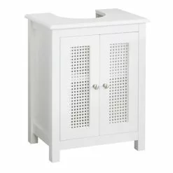Lloyd Pascal Palermo Cane White Undersink Unit -Dune Room Furniture Shop 1000185510 alt05