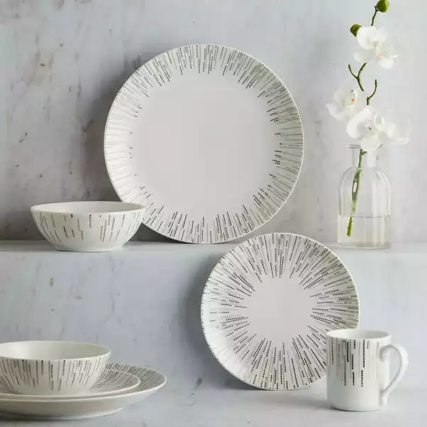 Dunelm Glamour 16 Piece Dinner Set 3 Dunelm Glamour 16 Piece Dinner Set