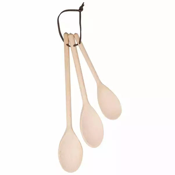 T&G Woodware T&G Essentials Set Of Three Beech Spoons 3 T&G Woodware T&G Essentials Set Of Three Beech Spoons