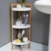 Elements Bamboo 3 Tier Corner Caddy -Dune Room Furniture Shop 30202552
