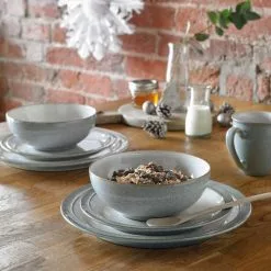 Denby Elements Grey 12 Piece Dinner Set 9 Denby Elements Grey 12 Piece Dinner Set -Dune Room Furniture Shop 30243298 alt02