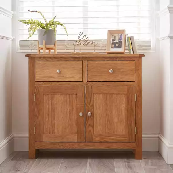 Dunelm Bromley Oak Small Sideboard 3 Dunelm Bromley Oak Small Sideboard