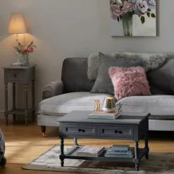 Dunelm Lucy Cane Grey Telephone Table 10 Dunelm Lucy Cane Grey Telephone Table -Dune Room Furniture Shop 30267545 alt03