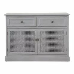 Dunelm Lucy Cane Grey Small Sideboard -Dune Room Furniture Shop 30267547 alt01