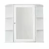 Lloyd Pascal Verona White Mirror Cabinet 1 Lloyd Pascal Verona White Mirror Cabinet -Dune Room Furniture Shop 30278890