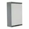 Lloyd Pascal Siena Grey Mirror Cabinet 1 Lloyd Pascal Siena Grey Mirror Cabinet -Dune Room Furniture Shop 30305003