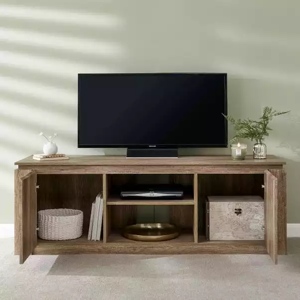 GFW Canyon Oak TV Stand 4 GFW Canyon Oak TV Stand - Image 2