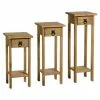 Seconique Corona Pine Set Of 3 Plant Stands 1 Seconique Corona Pine Set Of 3 Plant Stands -Dune Room Furniture Shop 30498958