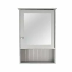 Lloyd Pascal Rimini Grey Mirror Cabinet