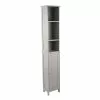 Lloyd Pascal Rimini Grey Tall Cabinet -Dune Room Furniture Shop 30522165