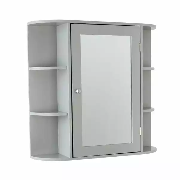 Lloyd Pascal Verona Grey Mirror Cabinet 3 Lloyd Pascal Verona Grey Mirror Cabinet