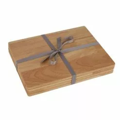 Dunelm Set Of 4 Rubberwood Placemats