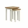 Dunelm Compton Ivory Nest Of Tables -Dune Room Furniture Shop 30605507